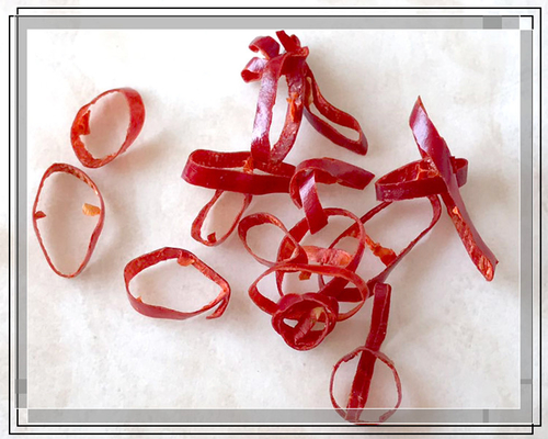 Anello di peperoncino aromatico caldo 000-50 rosso forte Sapore pungente di peperoncino