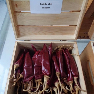 Peppi Guajillo lisci e pelosi 10-15 cm Paprika rossa 25 kg