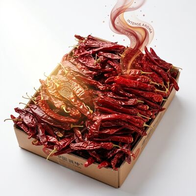 Fiocchi di peperoncino rosso essiccato delicato, spezia sbriciolata a basso contenuto di piccantezza, 1-3 mm, 5000-20000 SHU, grado export