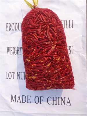 Intenso peperoncino rosso con cappello asciugato all'aria