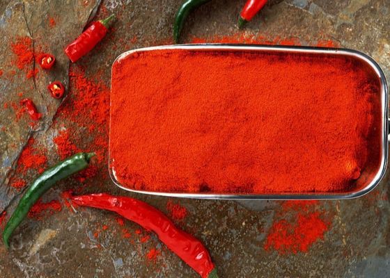 Sichuan ha schiacciato i peperoni secchi azzera la terra pungente additiva Chili Powder rosso