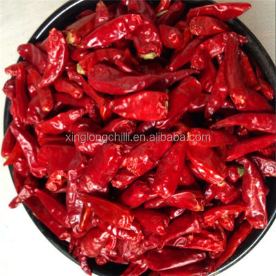 Peperoncino di cayenna rosso disidratato 25000 SHU Without Stem dei baccelli dei peperoncini rossi della pallottola
