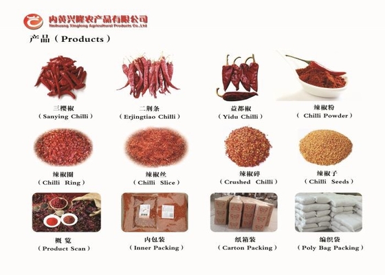 CERTIFICATI CASCER di Yidu Chili Red Pepper Beijinghong Jinta dei peperoncini rossi di HACCP BRC di FDA organico