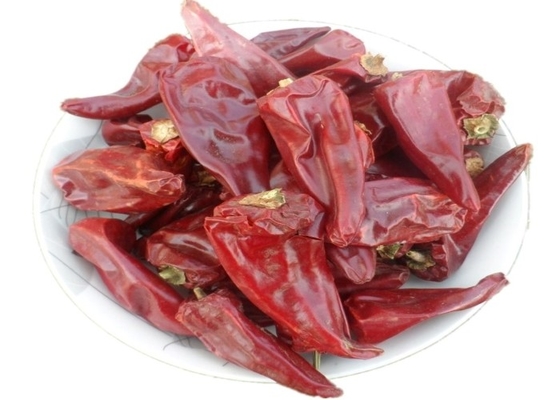 I peperoncini rossi di yidu del capsico hanno asciugato all'aria con/senza grado A del gambo 8.000 SHU 10-15 cm