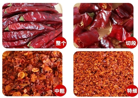 10 fiocchi rossi pungenti 5-*8 del peperoncino di KG/CTN ingranano 20.000 SHU Hot Chilli Crushed