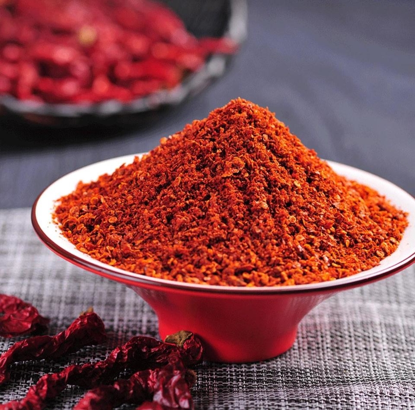 Flakes di peperoncino rosso fritto secco pepe 4-7 cm senza gambo luogo fresco e asciutto
