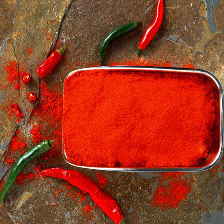 Sapore piccante peperoncino in polvere ASTA 120 Durata di conservazione 12 mesi Metodo di conservazione Luogo asciutto e fresco