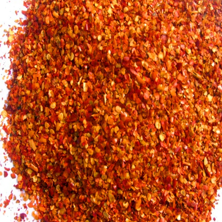 Imballaggio 25 kg/tn Fiocchi di peperoncino rosso 5-8 maglie per la spedizione in tutto il mondo